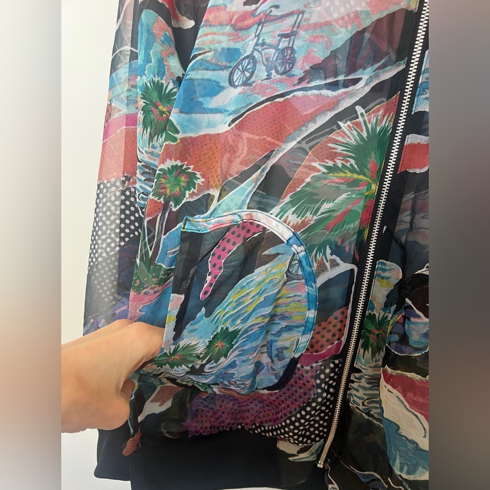 Adidas Originals x Farm Rio Venice Beach Tropical Mesh Bomber‎ SAMPLE Ed Rare - Picture 10 of 16
